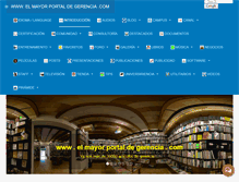 Tablet Screenshot of elmayorportaldegerencia.com